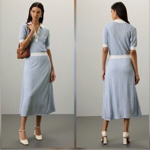 BOSS Polo Knit Midi Dress, Size: XS
